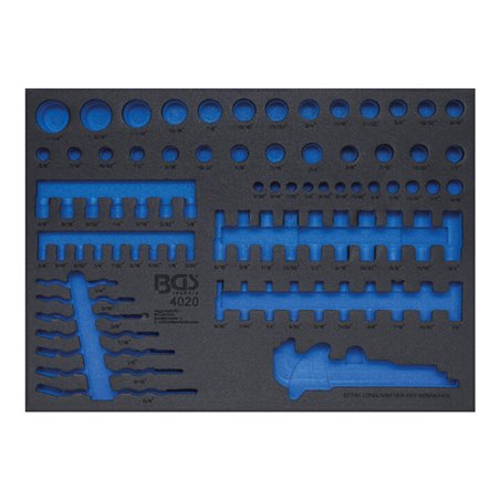 BGS Werkstattwageneinlage 3/3 4020-5, leer, für Art. 4020