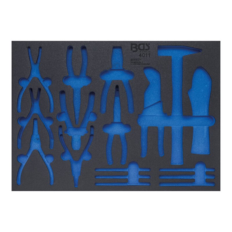 BGS Werkstattwageneinlage 3/3 4011-5, leer, für Art. 4011