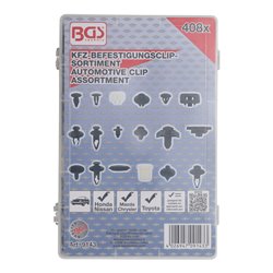BGS Kfz-Befestigungsclip-Sortiment für Nissan 9143, 408-tlg.