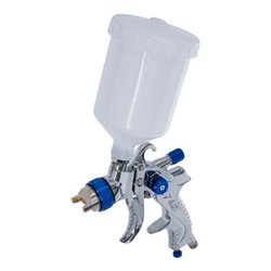 BGS Druckluft-Farbsprühpistole 70048, mit 3 Sprühdüsen, 1,2 - 1,7 - 2,0 mm