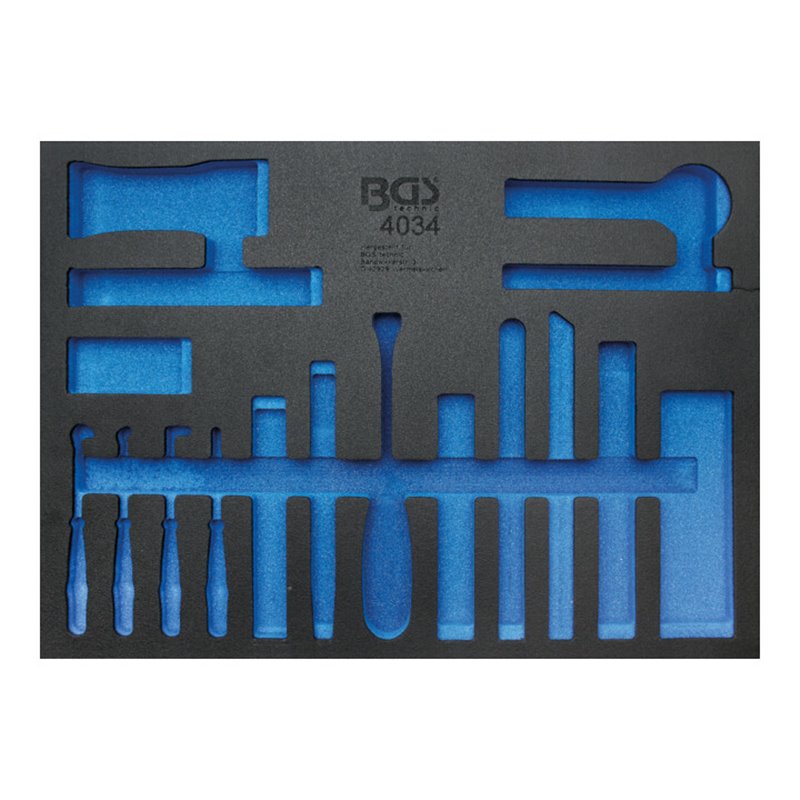 BGS Werkstattwageneinlage 3/3 4034-1, leer, für Art. 4034