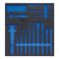 BGS Werkstattwageneinlage 2/3 4045-1, leer, für Art. 4045
