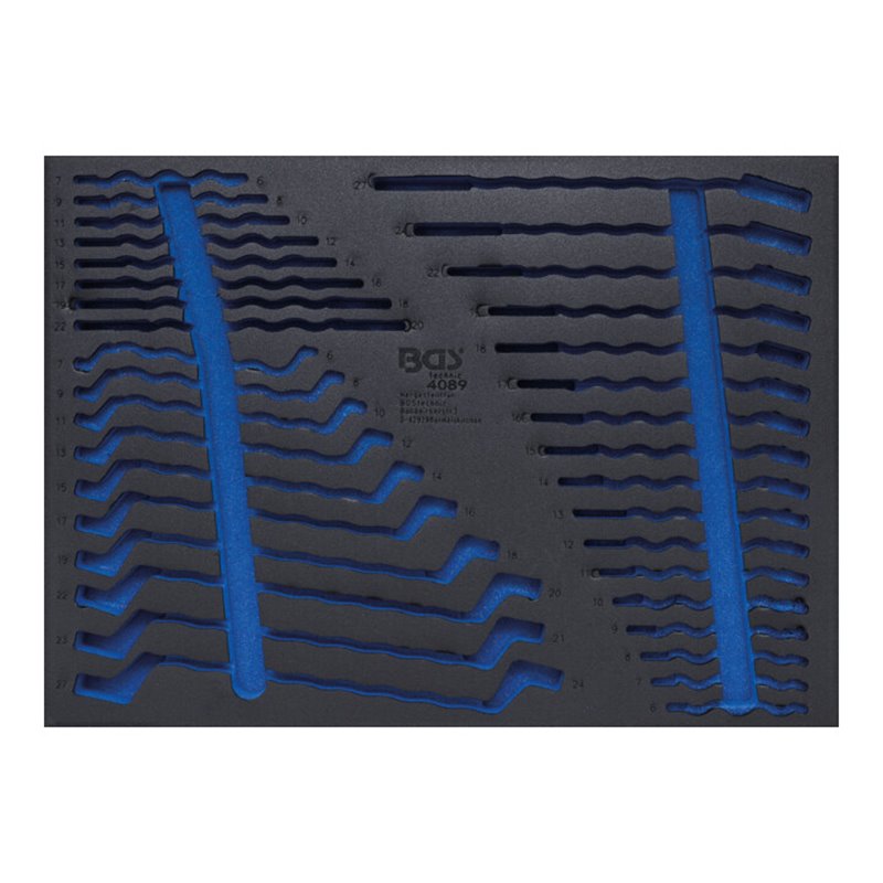 BGS Werkstattwageneinlage 3/3 4089-1, leer, für Art. 4089