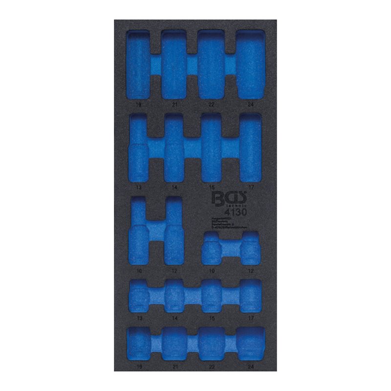 BGS Werkstattwageneinlage 1/3 4130-1, leer, für Art. 4130