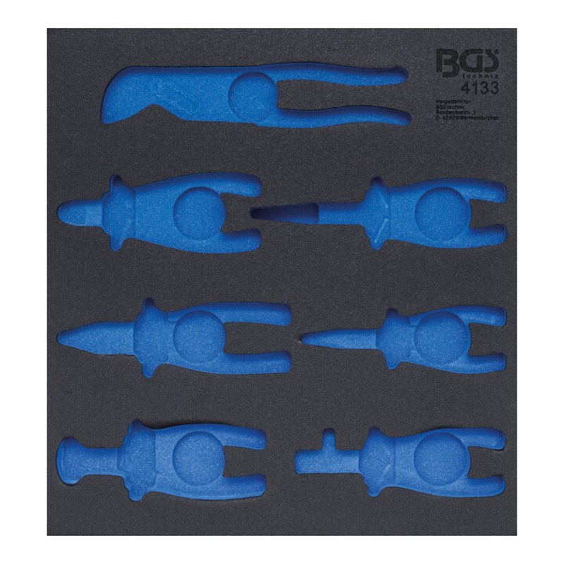 BGS Werkstattwageneinlage 2/3 4133-1, leer, für Art. 4133