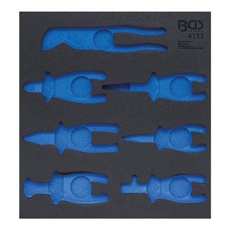 BGS Werkstattwageneinlage 2/3 4133-1, leer, für Art. 4133