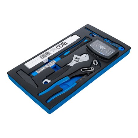 BGS Schaumeinlage für Art. 2002 2002-9, Handwerkzeug- und Bit-Satz, 37-tlg.