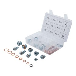 BGS Ölablassschrauben-Reparatur-Sortiment 70184, 63-tlg.