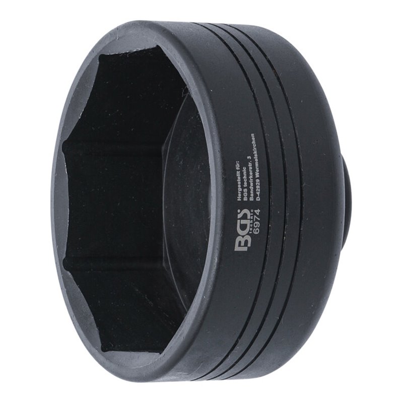 BGS Achskappen-Schlüssel 6974, für BPW 16 t Anhängerachskappen, SW 110 mm