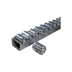 Schwerlast-Rollenleisten mit Stahl-Zylinderrollen, verzinkt