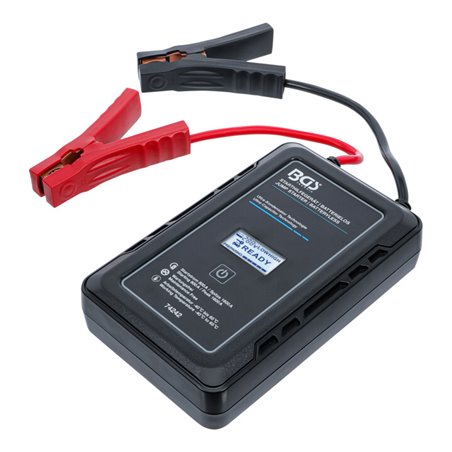 BGS Starthilfegerät 74242, Batterielos, mit Ultra-Kondensator Technologie, 12 V / 800 A / 1600 A