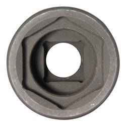 BGS Kraft-Steckschlüssel-Einsatz Sechskant, tief 9813, Antrieb Innenvierkant 20 mm (3/4'), SW 41 mm, für FUSO / Mitsubishi