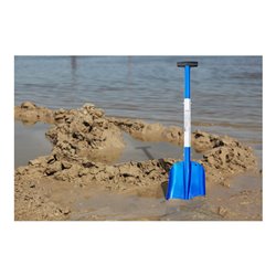 BGS Aluminium-Schneeschaufel 2139, mit steckbarem Schnellverschluss-Stiel