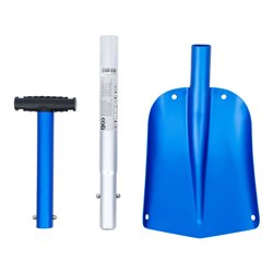 BGS Aluminium-Schneeschaufel 2139, mit steckbarem Schnellverschluss-Stiel