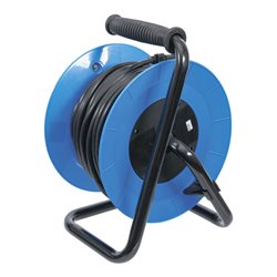 BGS Kabeltrommel 3361, 25 m, 3x1,5 mm², 4 Steckdosen, IP 20, 3000 W