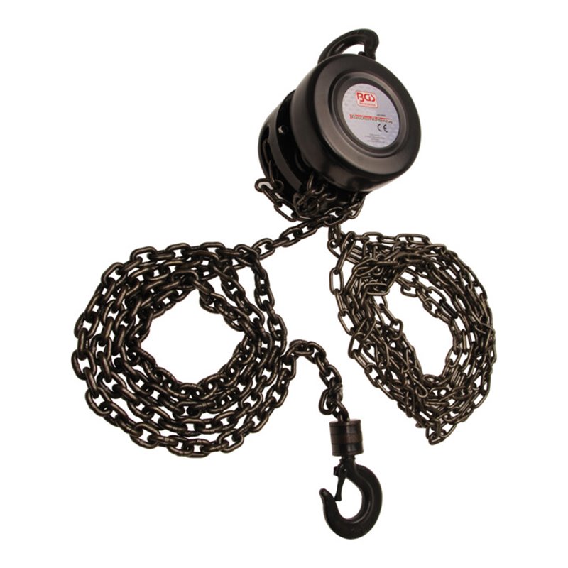 BGS Flaschen-Kettenzug 3483, Hubhöhe 2,5 m, 1 t