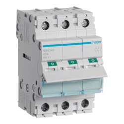 Hager Ausschalter 3P 40A SBN340