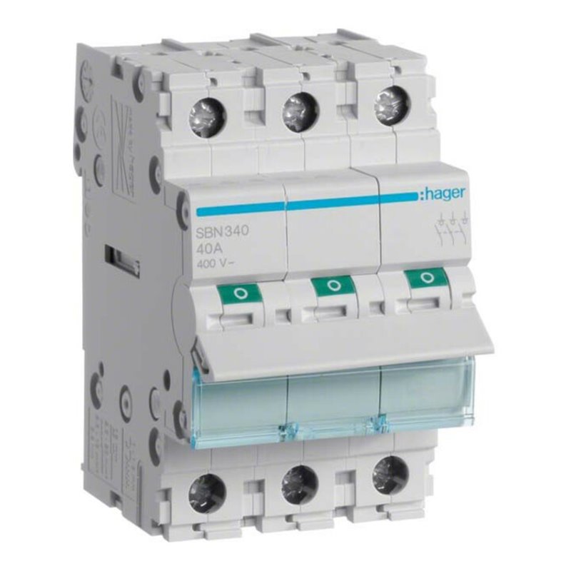 Hager Ausschalter 3P 40A SBN340