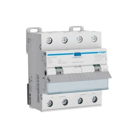 Hager FI/LS-Schalter 4-polig, 10kA ADX432D