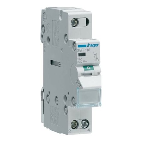 Hager Ausschalter 1P 16A SBT116