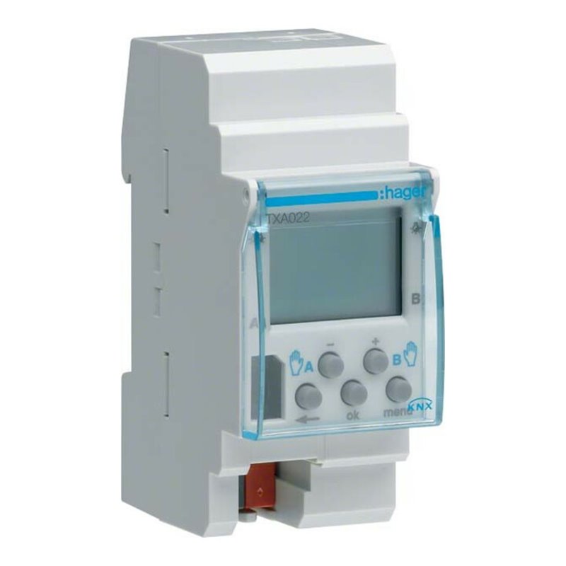 Hager Wochenschaltuhr KNX, 2 Kanäle TXA022