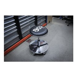 BGS Werkstatt-Arbeitssitz mit 5 Rollen 8388, Ø 360 mm