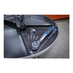 BGS Werkstatt-Arbeitssitz mit 5 Rollen 8388, Ø 360 mm