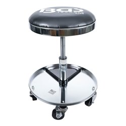 BGS Werkstatt-Arbeitssitz mit 5 Rollen 8388, Ø 360 mm