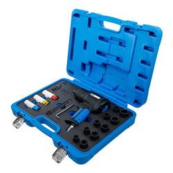 BGS Druckluft-Schlagschrauber- & Kraft-Steckschlüssel-Satz 5295, 12,5 mm (1/2'), 1200 Nm, 16-tlg.