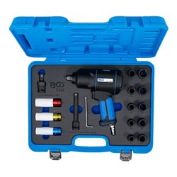 BGS Druckluft-Schlagschrauber- & Kraft-Steckschlüssel-Satz 5295, 12,5 mm (1/2'), 1200 Nm, 16-tlg.