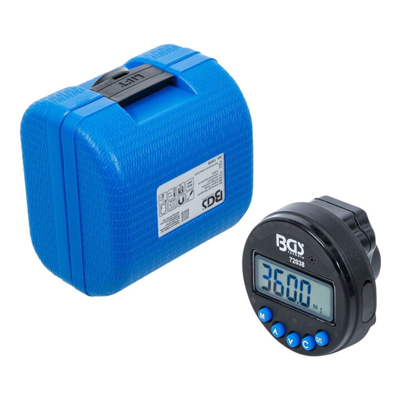 BGS Drehwinkel-Messgerät 72038, digital, mit Magnet