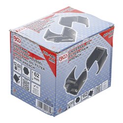 BGS Universal-Ölfilterschlüssel 8390, Antrieb Innenvierkant 12,5 mm (1/2'), Ø 110 - 140 mm