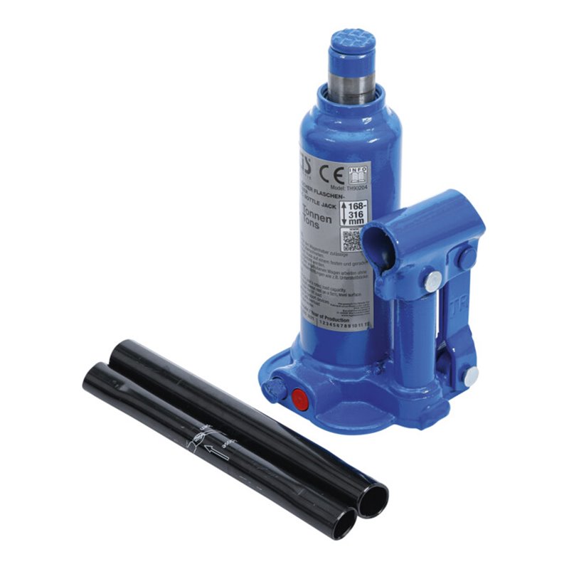 BGS Hydraulischer Flaschen-Wagenheber 9881, 2 t