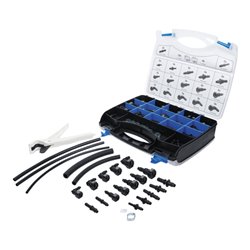 BGS Kunststoffrohr- & Kupplungs-Sortiment 6776, 95-tlg.