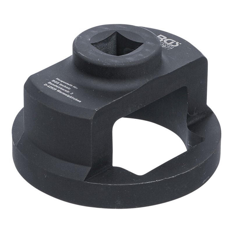 BGS Rollenlager-Achsmuttern-Schlüssel 6977, für BPW 12 t, SW 80 mm