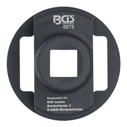 BGS Rollenlager-Achsmuttern-Schlüssel 6975, für BPW 6,5 - 9 t, SW 65 mm