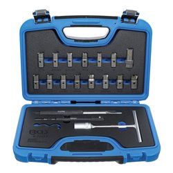 BGS Injektoren-Dichtsitz-Fräser-Satz 62607, 19-tlg.