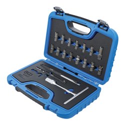 BGS Injektoren-Dichtsitz-Fräser-Satz 62607, 19-tlg.