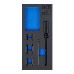 BGS Werkstattwageneinlage 1/3: Ausrichtwerkzeug-Satz für Zylinderkopfdichtungen 70958, für VAG