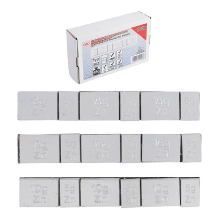 BGS Auswuchtklebegewichte 9426, Typ 363, 45 g, 100-tlg.