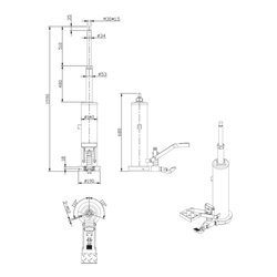 BGS Hydraulikzylinder für Art. 9233 (9233-2)