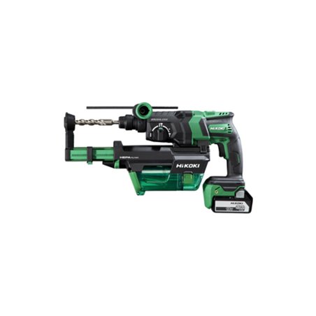 HiKOKI Akku-Bohr- und Meißelhammer DH18DPC (5,0 Ah) + Staubabsaugung