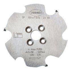 Lamello P-System Nutfräser CNC, DP, D100.4x7xD16 mm, Z3, NL 4xD5.5xD28 mm