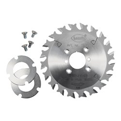 Lamello Sägeblatt für Nutfräsmaschine, HW, D100x2.4xD22 mm, Z20, NL 4, inkl. Distanzscheiben