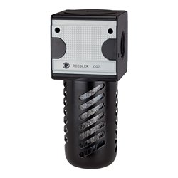 Riegler Aktivkohlefilter »multifix«, PC-Behälter, Schutzkorb, BG 3, G 1/2