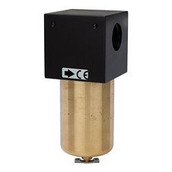 Riegler Mikrofilter für hohe Drücke bis 60 bar, Handablassventil, G 1/2