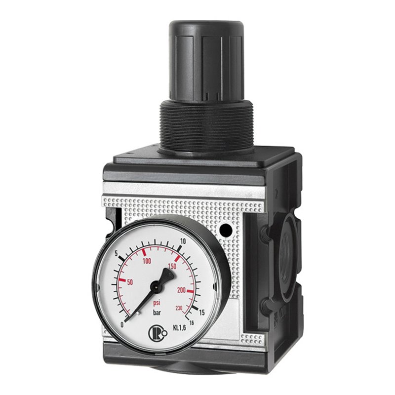Riegler Druckregler »multifix«, inkl. Manometer, BG 4, G 1, 0,5 - 16 bar