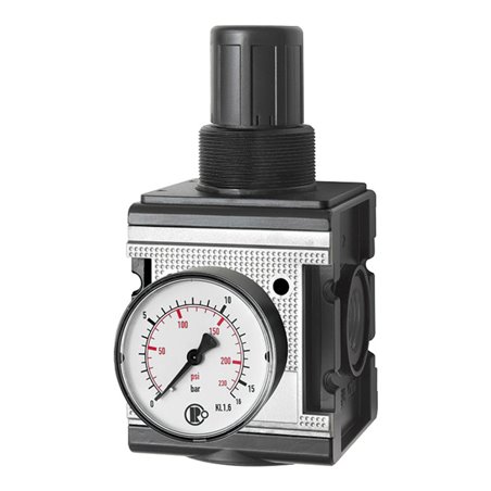 Riegler Druckregler »multifix«, inkl. Manometer, BG 4, G 1, 0,5 - 16 bar