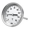 Riegler Bimetallthermometer, G 1/2 hinten, L100, Ã˜ 100, 0 °C bis 120 °C