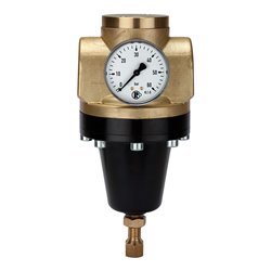 Riegler Hochdruckregler 60 bar, inkl. Mano., G 3/8, Regelber. 1 - 20 bar